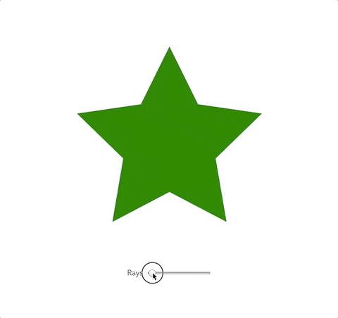 Green star changing