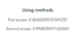 The result of using method to compute variable in UI