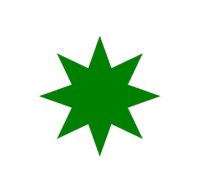 Star with scaled radius